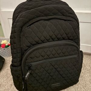 Vera Bradley Classic Black Quilted Backpack